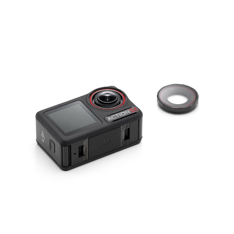 Dji Action 4 TELESIN Housse étanche Pour Caméra Pro Action 4/3 Boîtier Sous-Marin, Boîtier, Cage Supporte La Plongée à 45 M De Profondeur, Le Snorkeling Avec Support De Fixation Rapide Dji Osmo