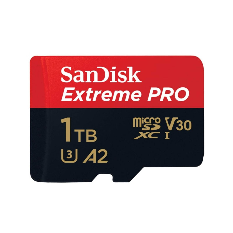 Carte SanDisk microSDXC Extreme Pro 1To V30 A2