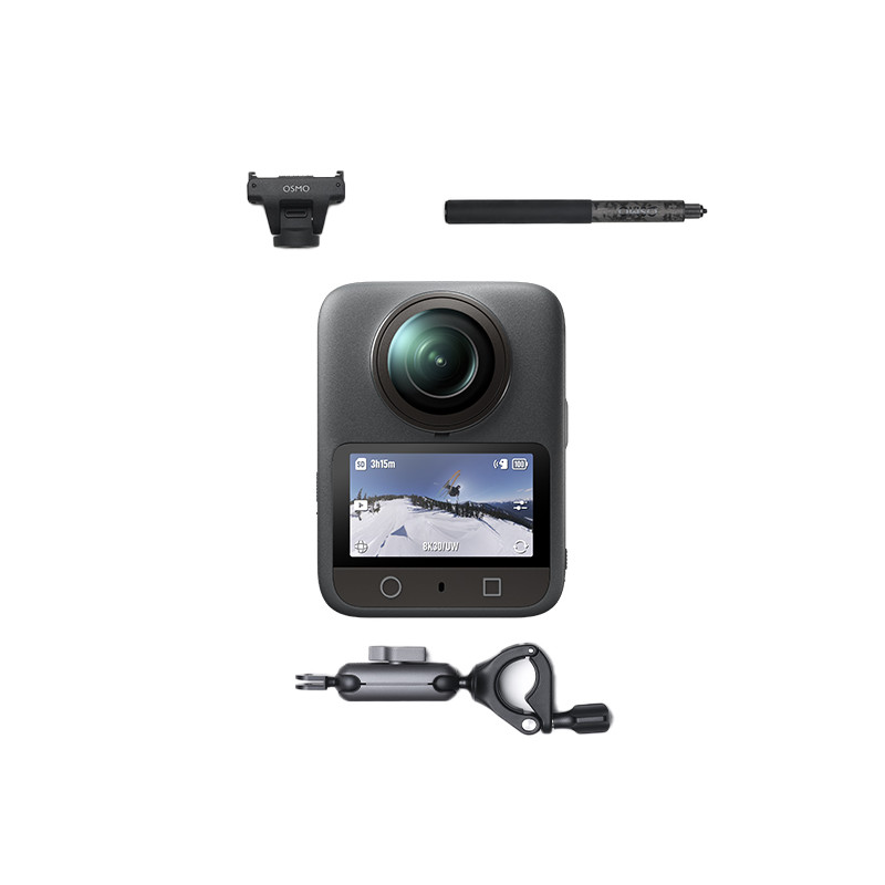 Kit De Montage Vélo DJI Osmo – Support Arrière Pour Perche Selfie – Pour Osmo 360 – Inclut Adaptateurs Et Vis