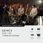 Pack DJI Mic 3 (4TX + 1 RX) : pour une utilisation professionnelle et complète