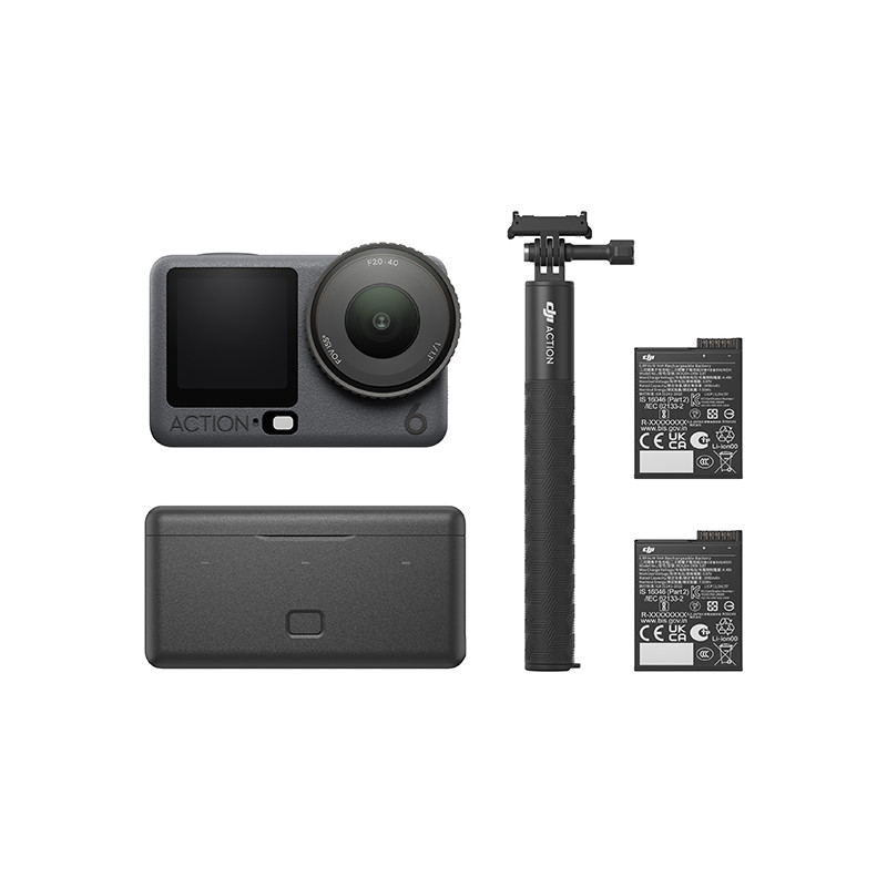 DJI Osmo Action 6 Adventure Combo  - Pack caméra action complet