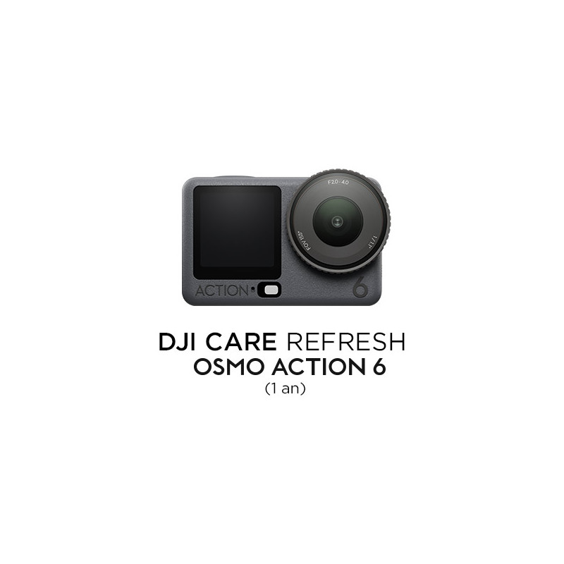 Assurance complémentaire DJI Care Refresh pour DJI Osmo Action 6