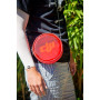 Sac bandoulière circulaire DJI rouge