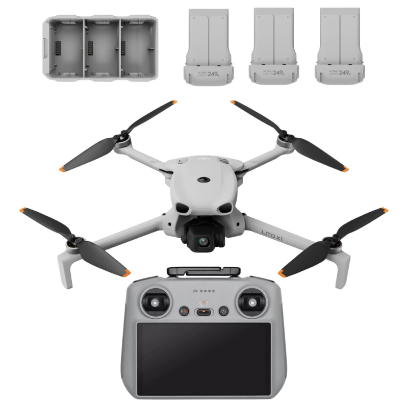 DJI Lito X1 Fly More Combo (DJI RC 2) – Drone 4K HDR + 3 batteries