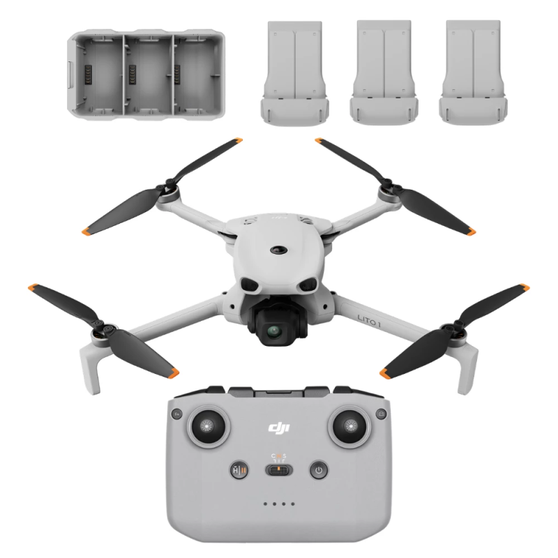 Drone DJI Lito 1 Fly More Combo avec radiocommande DJI RC-N3