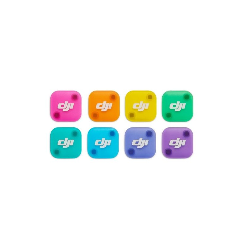 Cache magnétique multicolore DJI Mic Mini 2 – Personnalisez votre micro