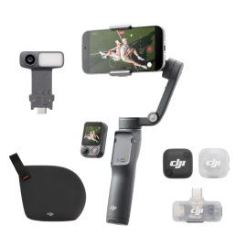 DJI Osmo Mobile 8 Creator Combo : stabilisateur smartphone + micro DJI Mic Mini 2