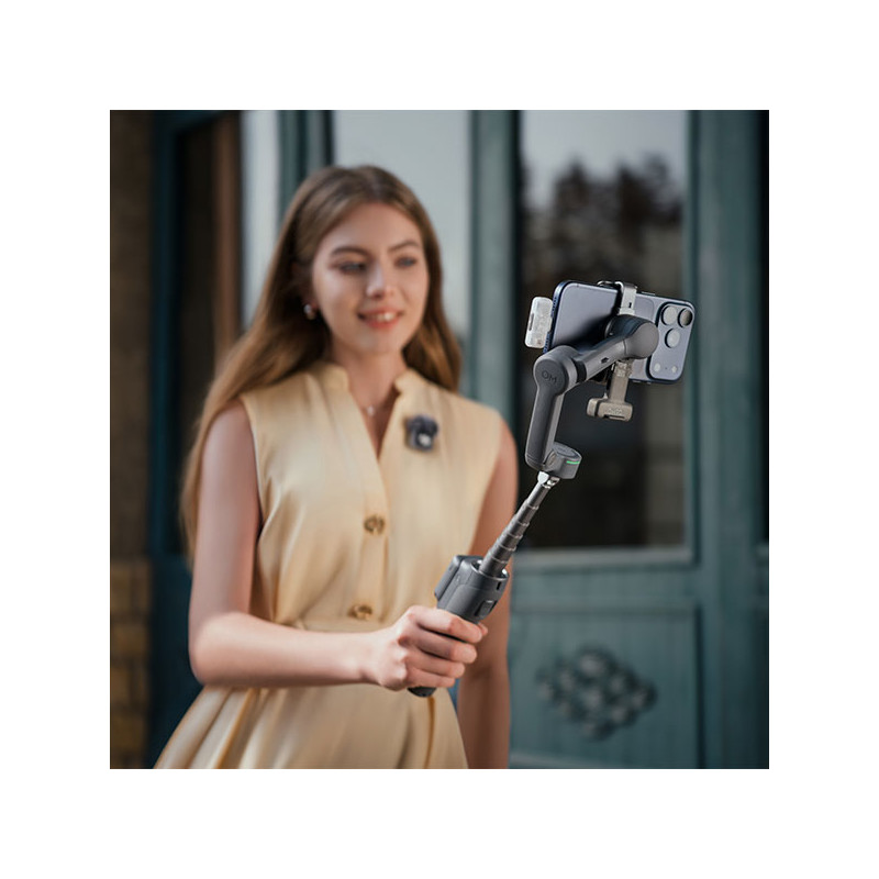 DJI Osmo Mobile 8 Creator Combo : stabilisateur smartphone + micro DJI Mic Mini 2
