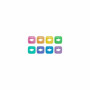 Lot de caches avant magnétiques multicolores DJI Mic Mini 2S