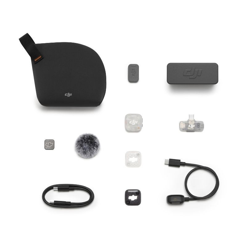 DJI Mic Mini 2S - micro avec récepteur pour smartphone