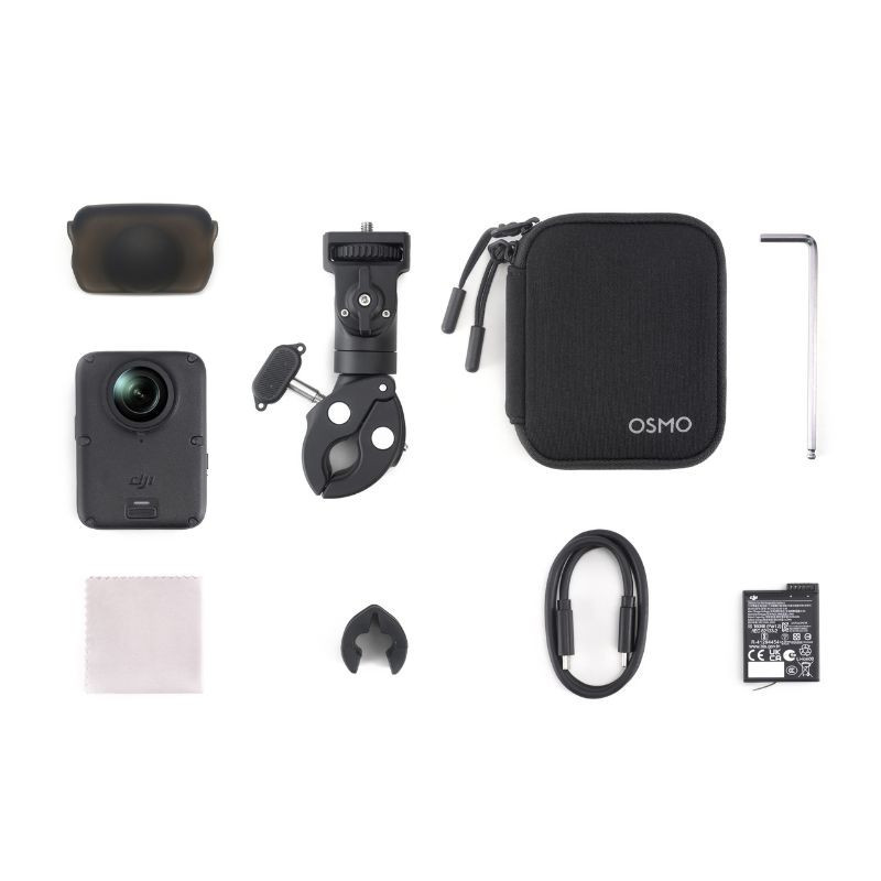 DJI Osmo 360 II Limitless Riding Combo - Caméra 360° 8K pour vos sorties deux roues