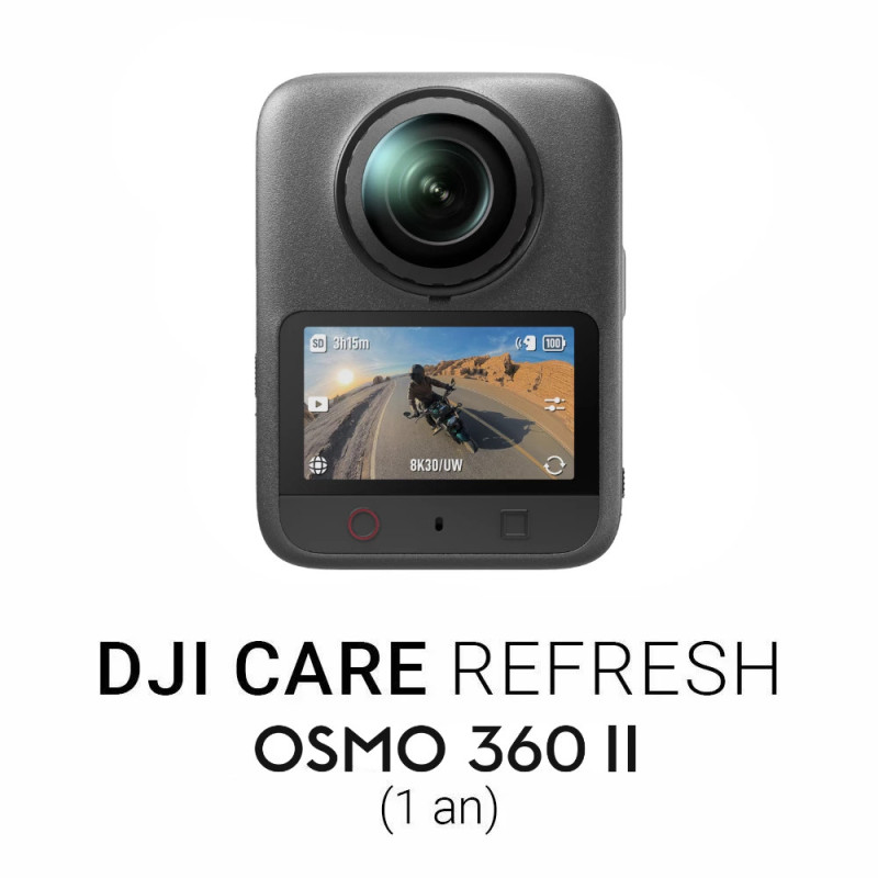 Assurance DJI Care Refresh Osmo 360 II (1 ou 2 ans)