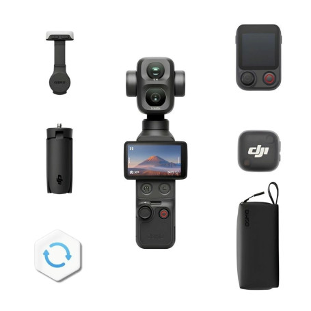 DJI Osmo Pocket 4P Vlog Combo + DJI Care Refresh 1 ou 2 ans