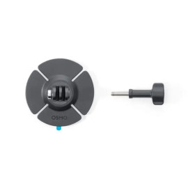 Kit base adhésive flexible pour Osmo : fixation sur casque incurvé
