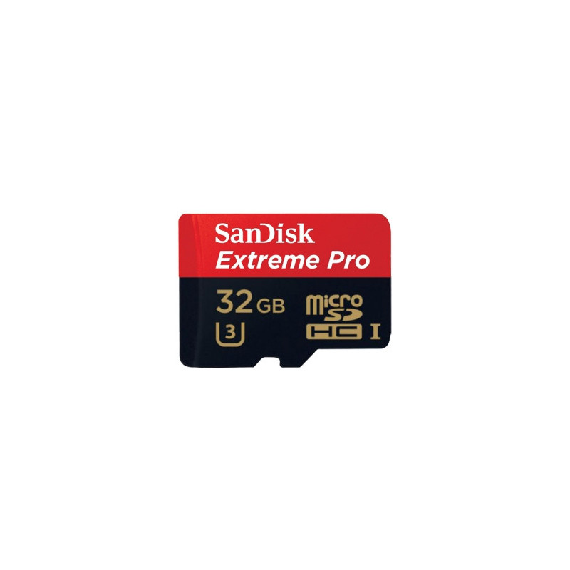 Carte microSDHC SanDisk Extreme Pro 32Go Classe 10 U3