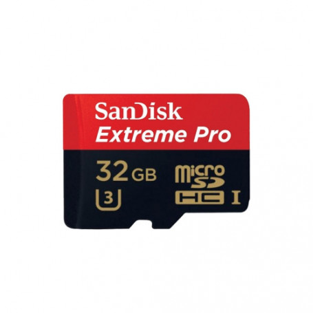 SanDisk Carte mémoire microSDHC 32 Go + Adaptateur SD - Carte