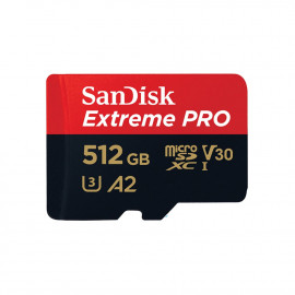 Carte microSDXC Extreme PRO 512 Go UHS-I - Sandisk