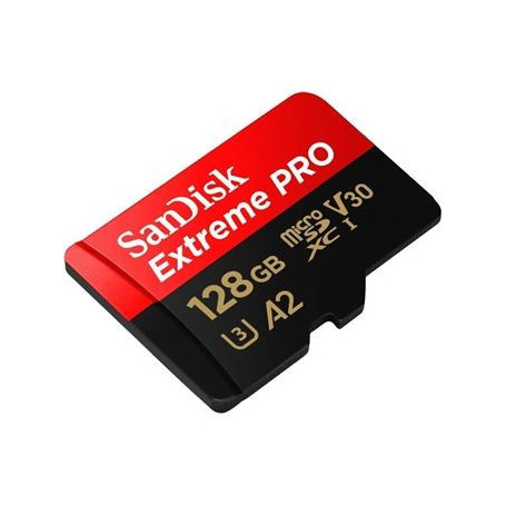 Carte mémoire Micro SD 128 Go - Classe 10 - SanDisk A2