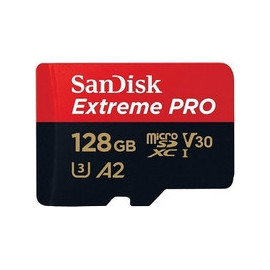 Carte microSDXC SanDisk Extreme PRO 128 Go V30 U3 A2