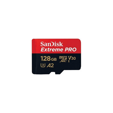 Carte microSDXC Extreme Pro 128 Go U3 - SanDisk