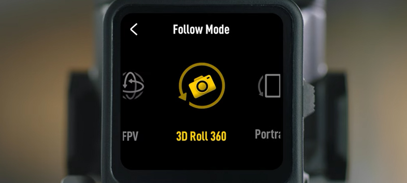3D Roll 360 Mode - stabilisateur DJI RS 3 / RS 3 Pro