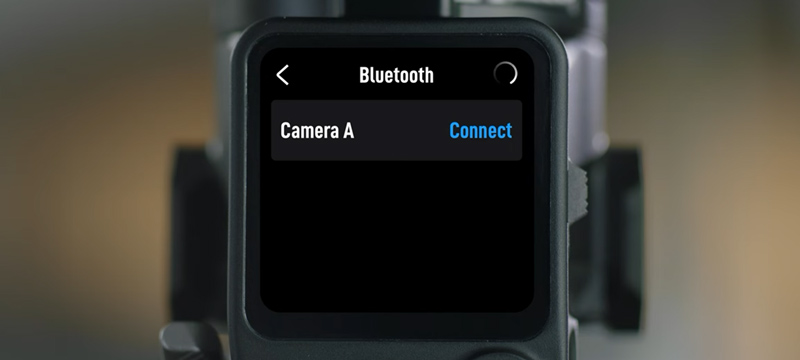 Liste des caméras détectée en Bluetooth - stabilisateur DJI RS 3 / RS 3 Pro