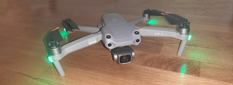DJI Air 2S : drone posé