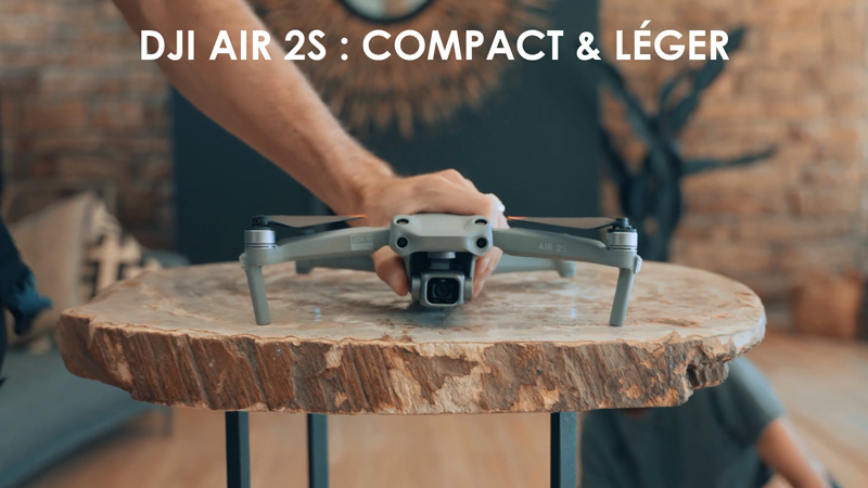 Drone DJI Air 2S : compact & léger