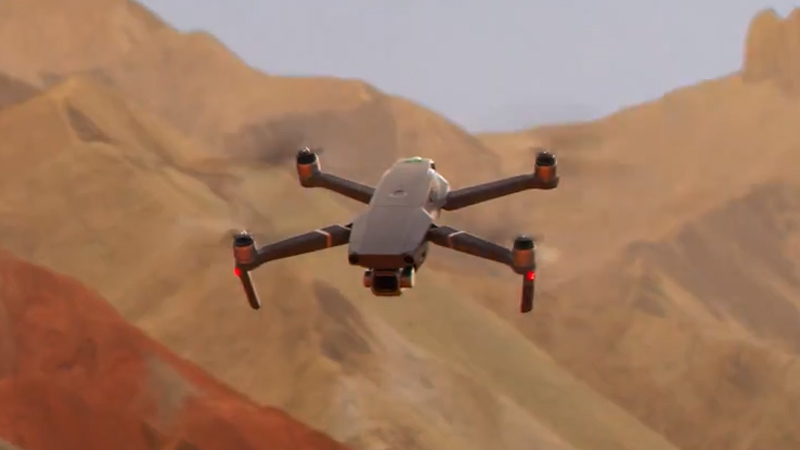 Drone DJI Mavic 2 Pro en action