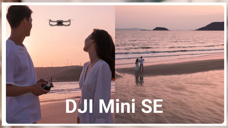 DJI Mini SE : drone pour les vacances d'été