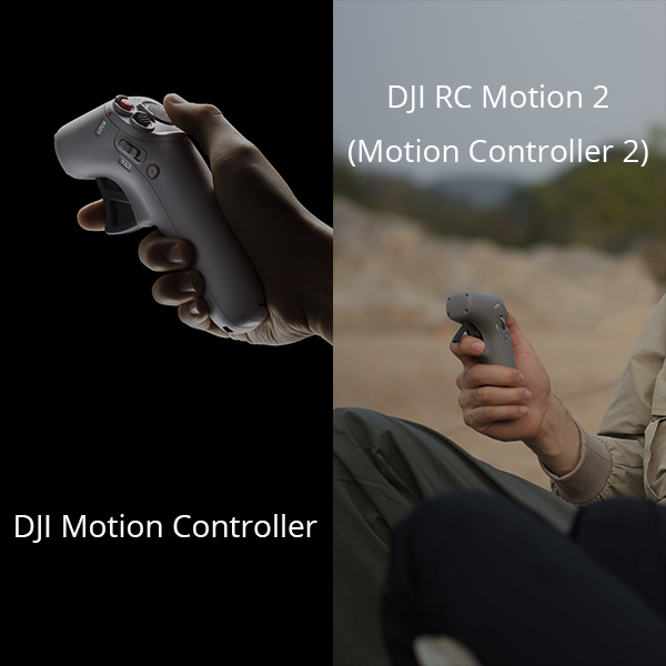 DJI Motion Controller vs RC Motion 2 - Comparatif