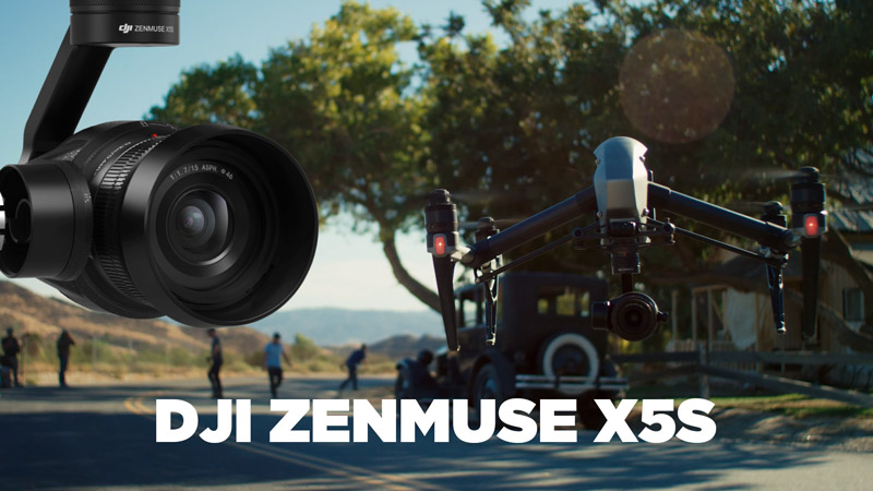 Zenmuse X5S : la première nacelle-caméra du DJI Inspire 2