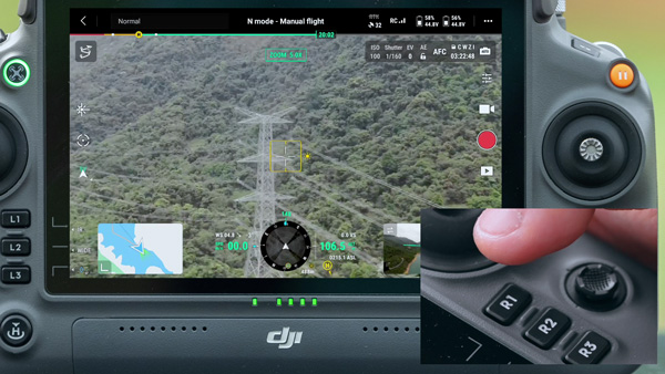 Zommer avec l'application DJI Pilot 2 (RC Plus pour Matrice 350 RTK)