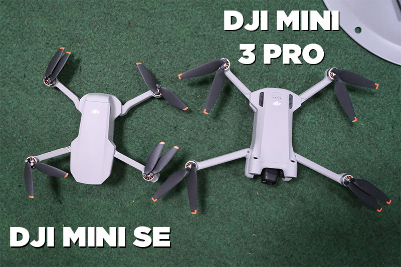 Quelles sont les différences entre le DJI Mini SE et le DJI Mini 3 Pro ?