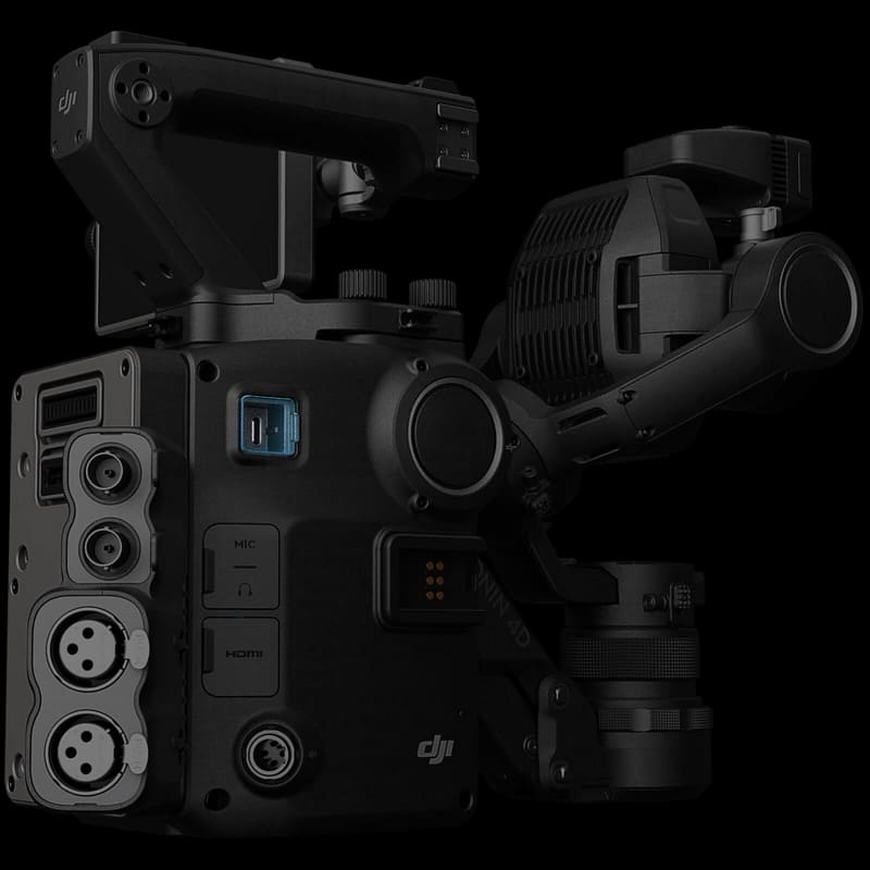 Interface globale du corps principal de la caméra DJI Ronin 4D