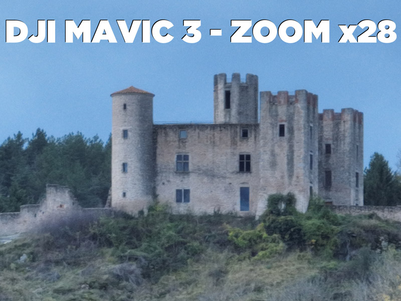 DJI Mavic 3 Mode Explorer : Zoom x28 vs Zoom x1