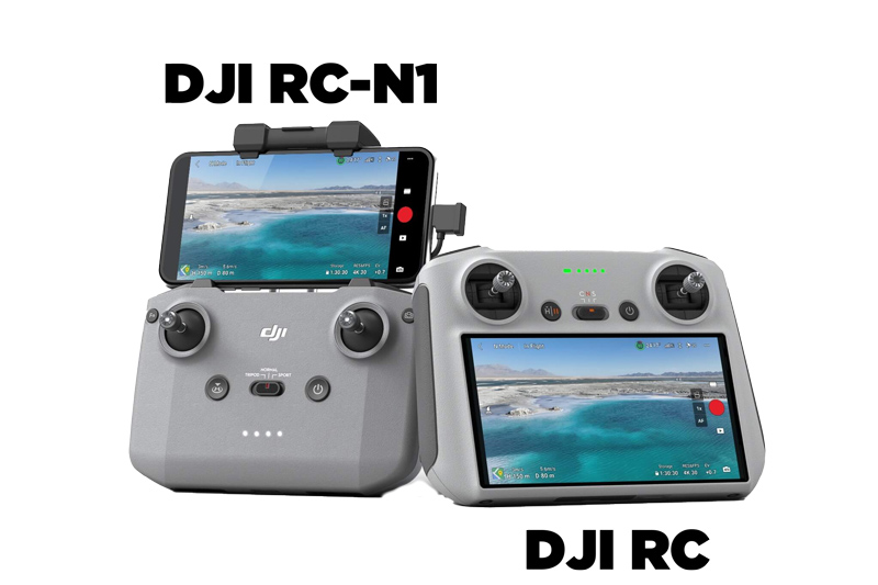 Radiocommande DJI RC vs DJI RCN1