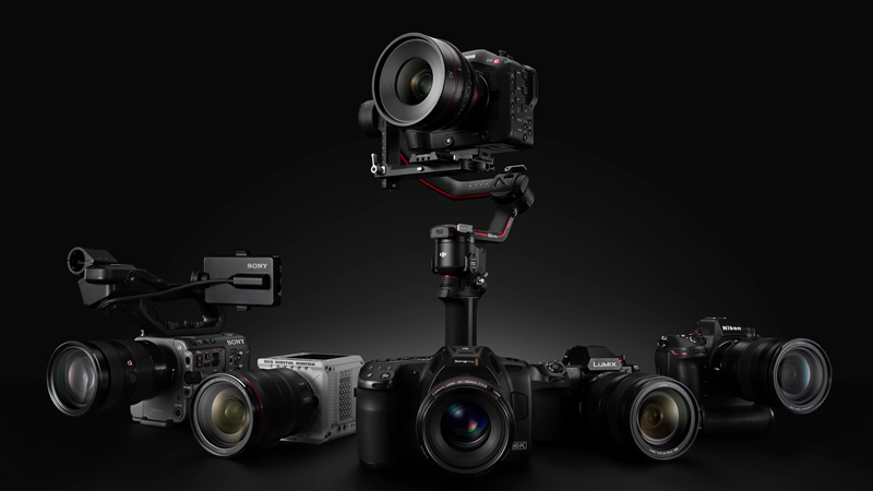 Compatibilité des appareils et caméras numériques : DJI RS 3