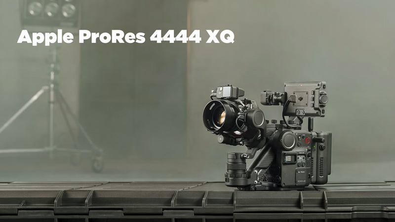 Les apports d'Apple ProRes 4444 XQ pour le DJI Ronin 4D