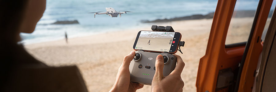 DJI Lito X1 avec sa radiocommande DJI RC-N3