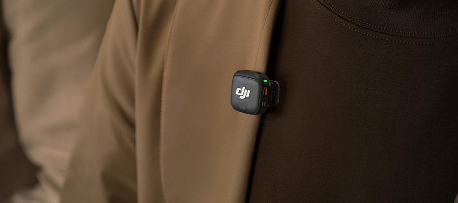 DJI Mic 3 en utilisation 