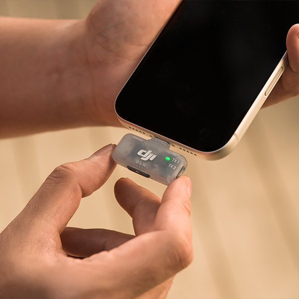 Récepteur mobile pour le DJI Mic Mini 2