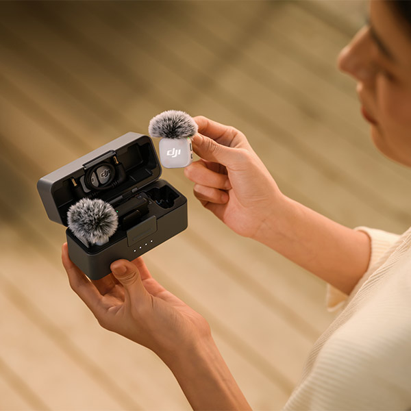 DJI Mic Mini 2 dans son étui