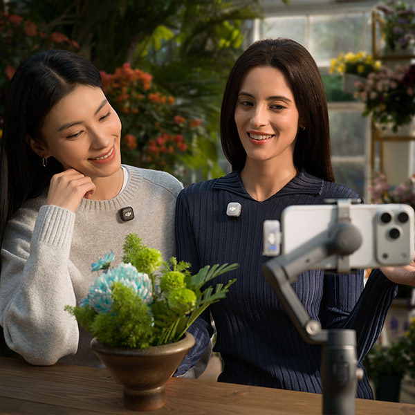 DJI Mic Mini 2 pour la captation vidéo à deux