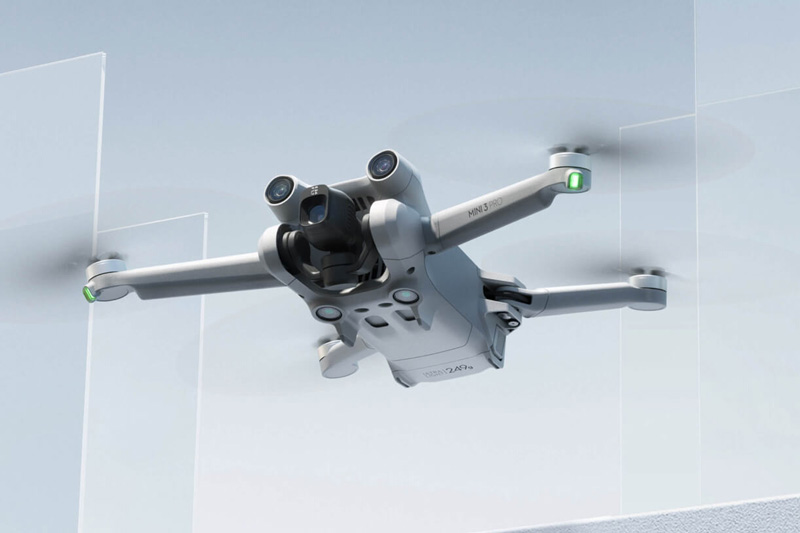 Drone DJI Mini 3 Pro - Prise de vue verticale