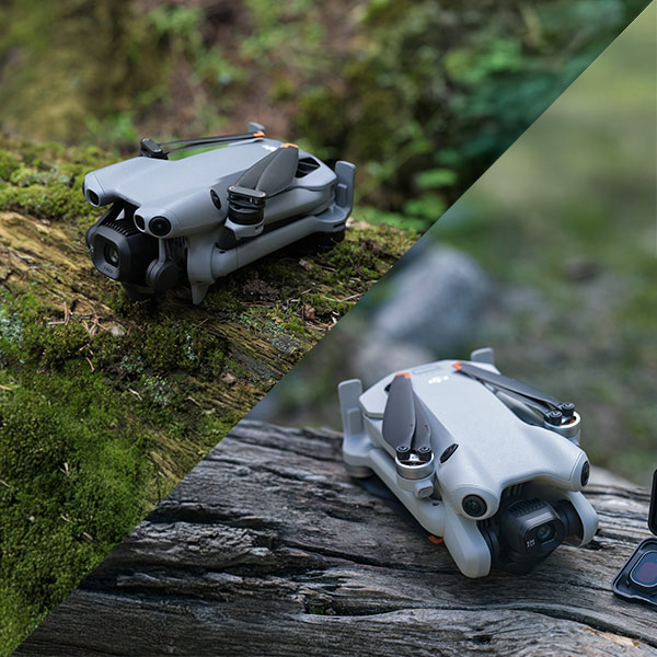 DJI Mini 5 Pro vs Mini 4 Pro - Le design