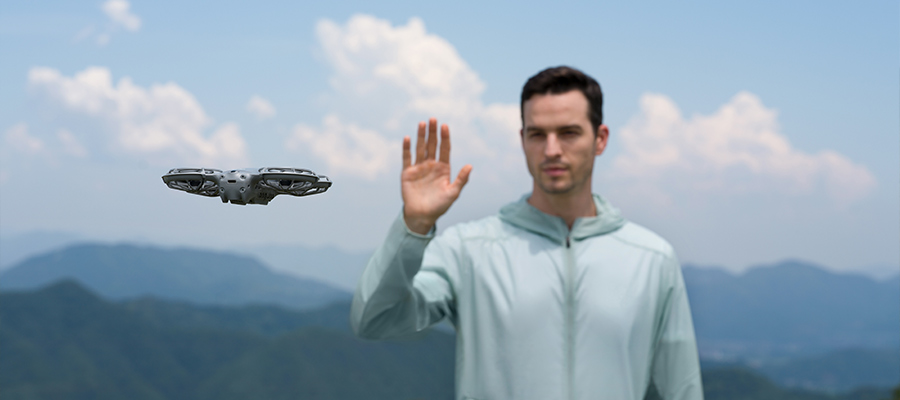 Contrôle par le geste du DJI Neo 2