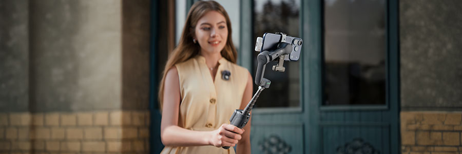 DJI Mic Mini 2 avec DJI OM8P