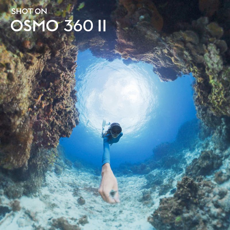 Prise de vue sous marine avec la Osmo 360 II
