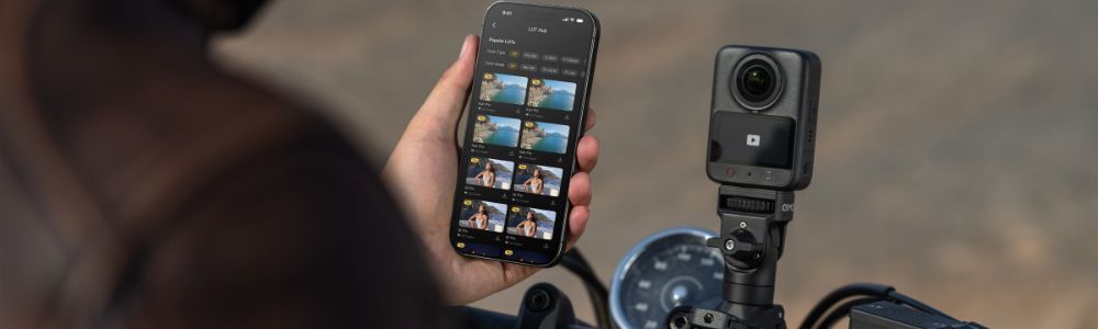 Connectivité smartphone de la Osmo 360 II